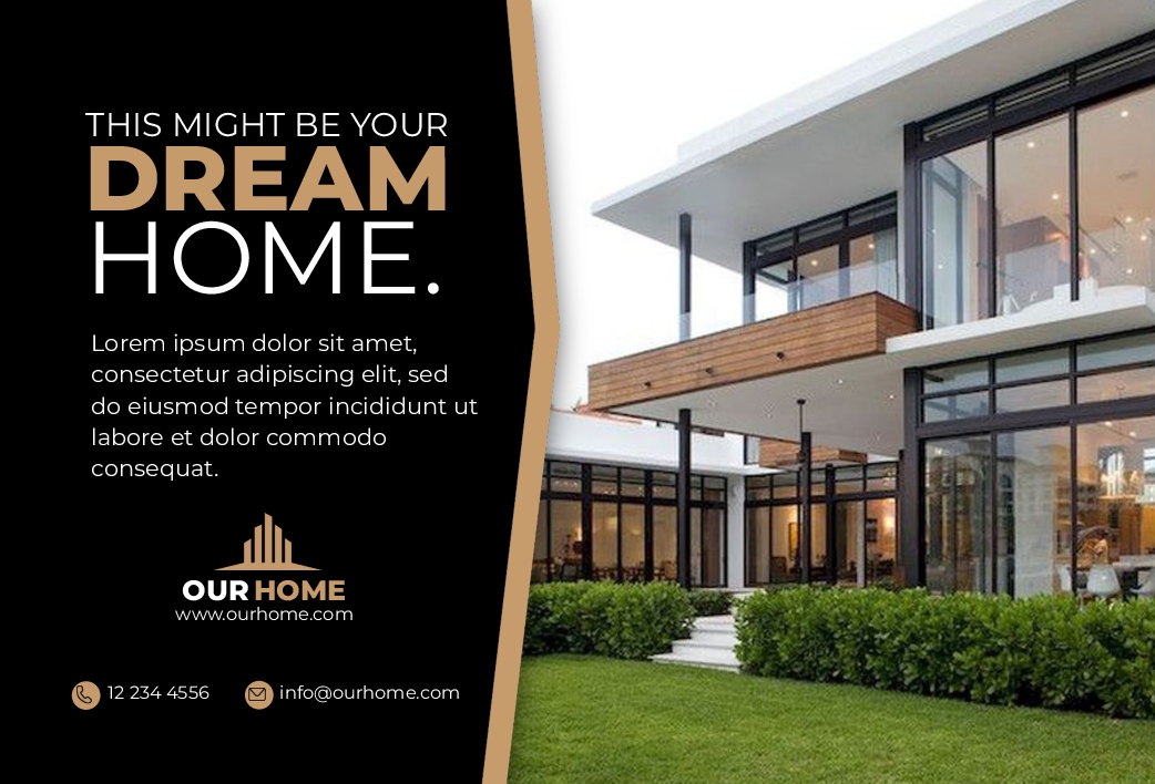 Real Estate Postcard