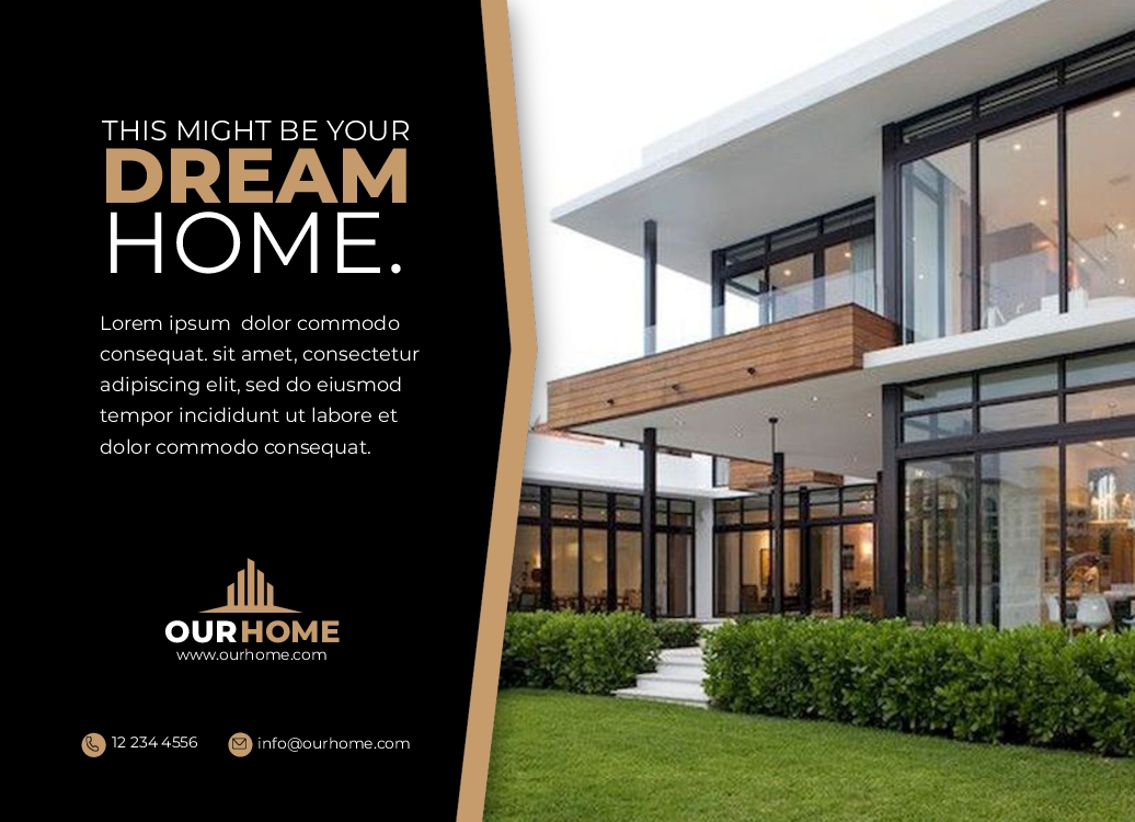 Real Estate Postcard