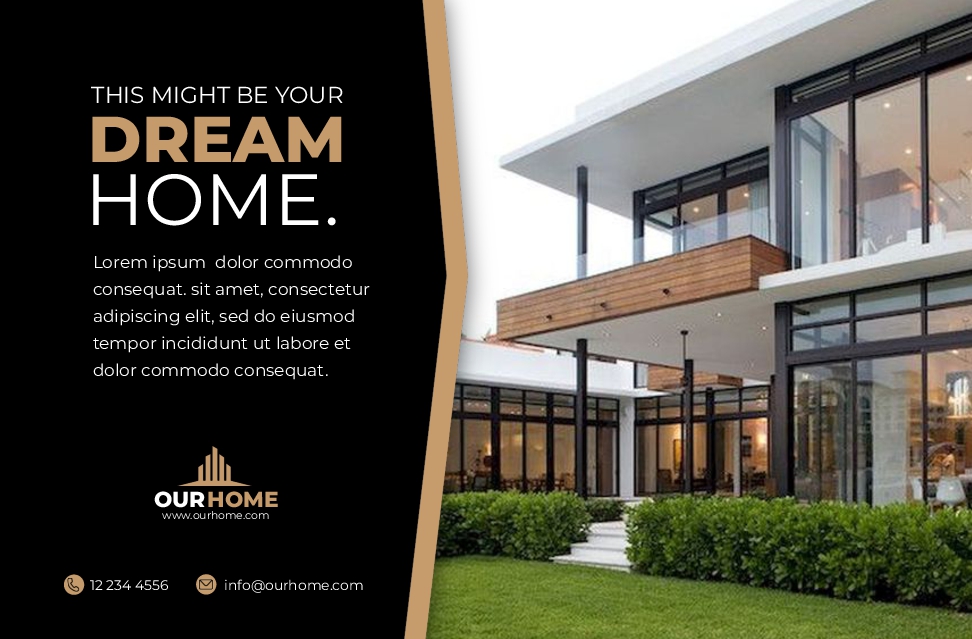 Real Estate Postcard