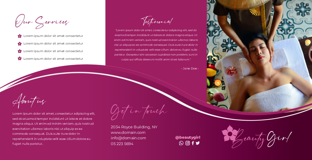 Beauty Salon Brochure