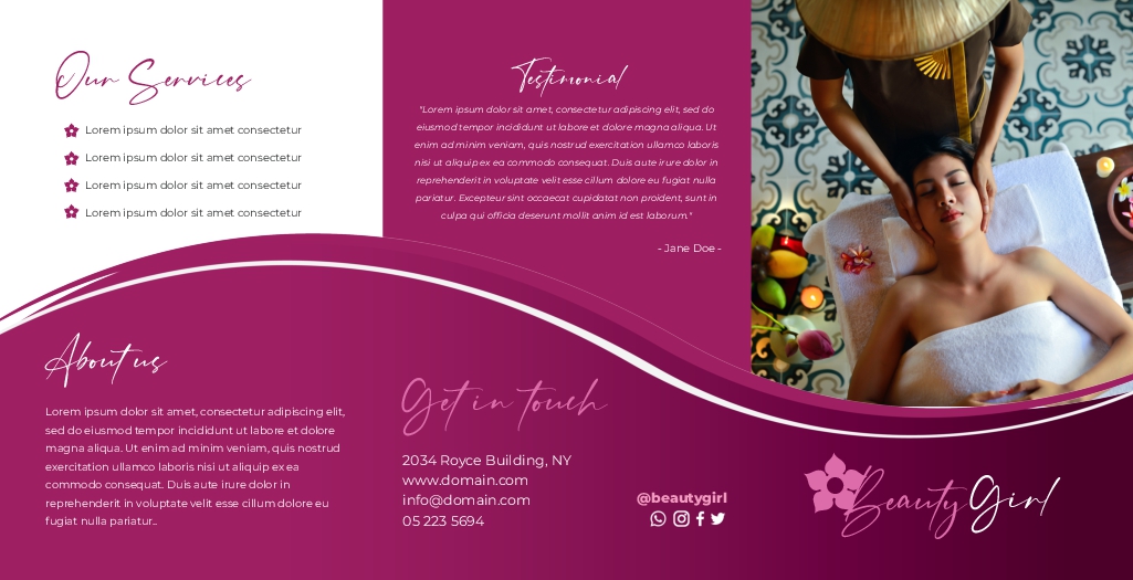 Beauty Salon Brochure
