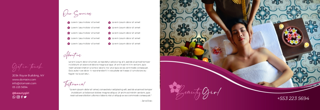 Beauty Salon Brochure