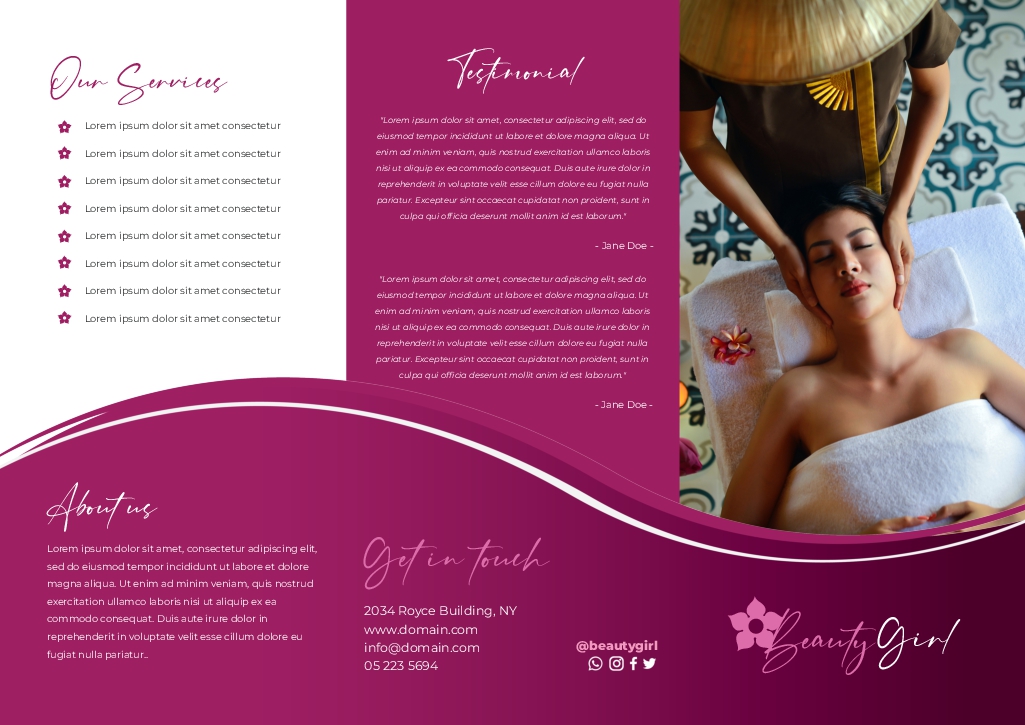 Beauty Salon Brochure