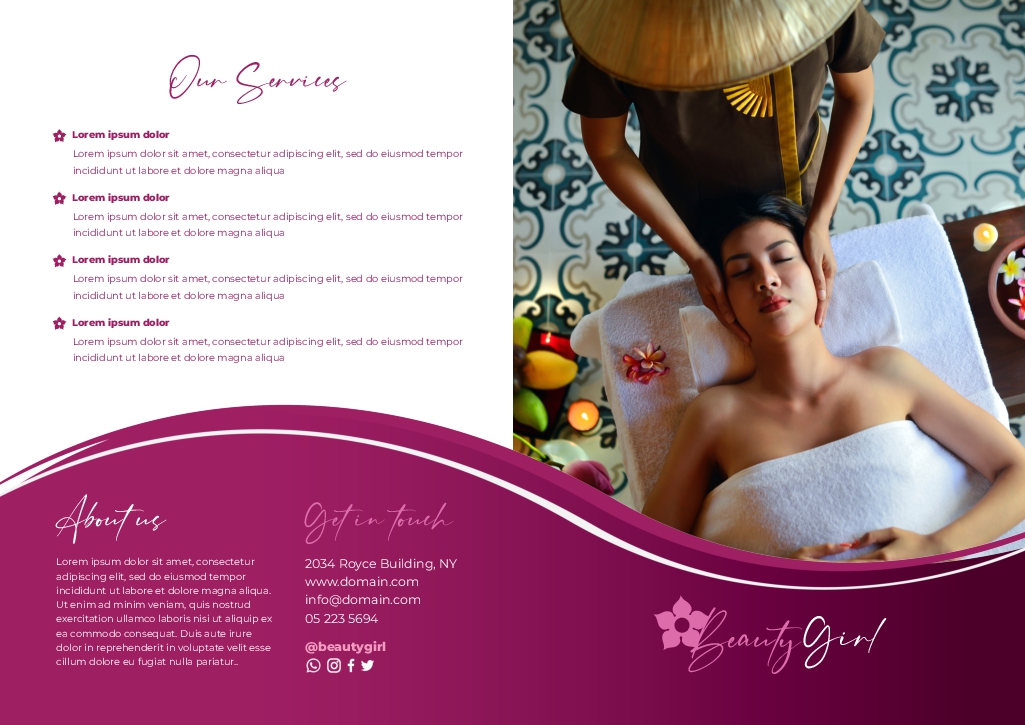 Beauty Salon Brochure