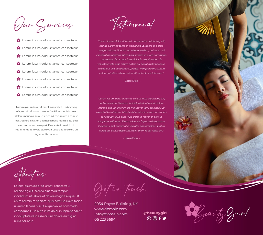 Beauty Salon Brochure