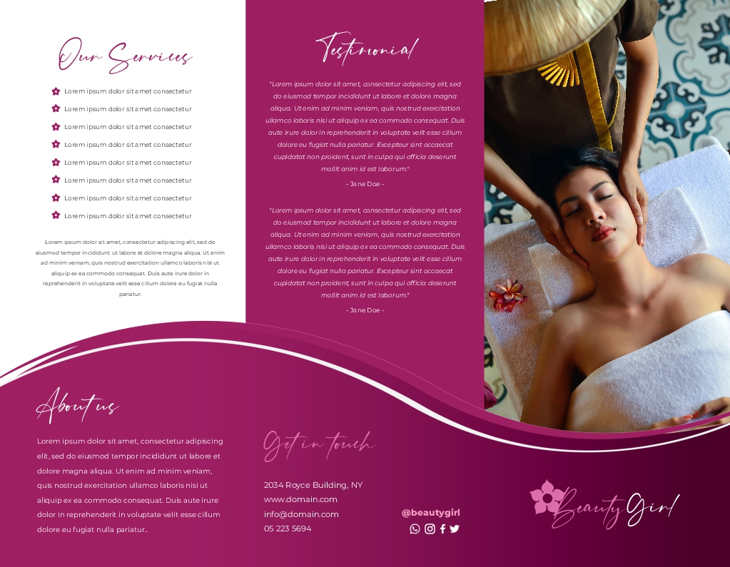 Beauty Salon Brochure