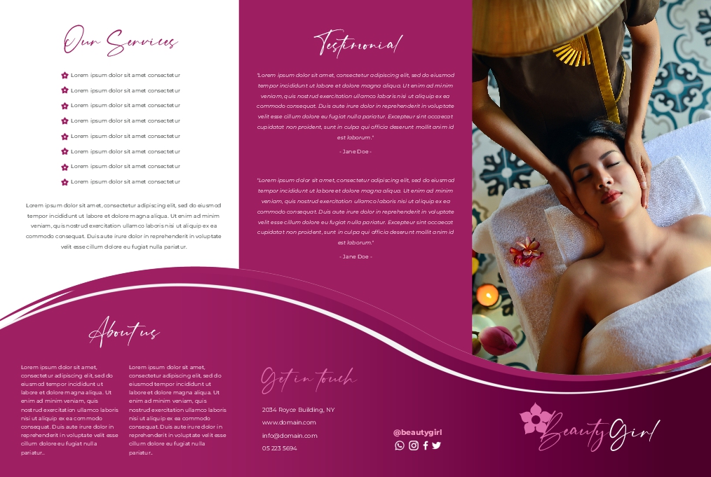 Beauty Salon Brochure